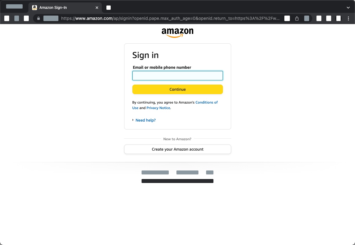 login-amazon